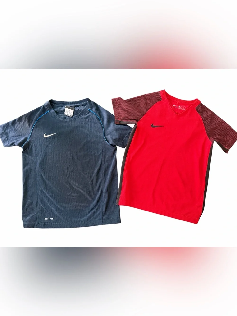 NIKE Short-Sleeve Athletic Tee Shorts (2) Kids Boys Size XS